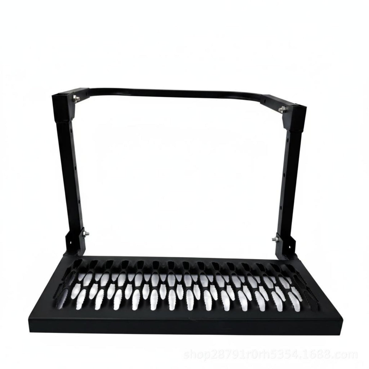 Foldable Roof Rack Ladder Adjustable Tire Step Ladder Non-Slip SUV Tire Step Heavy-Duty for Outdoor-Road Drivers, Garage