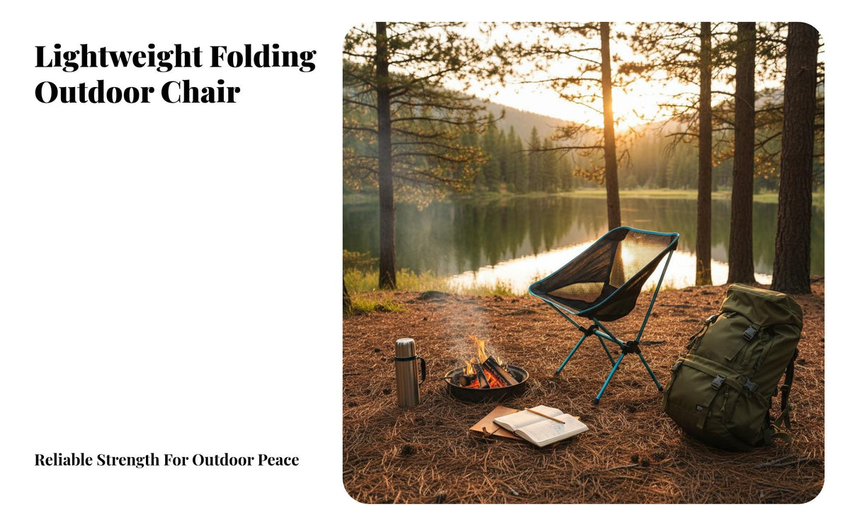 Foldable Design Folding Moon Chair Sturdy Construction Collapsible Moon Chair Quick Setup Portable Beach Lounger Easy Assembly for Campers, Backpackers, Beachgoers, Hiking, Picnics, Backyard