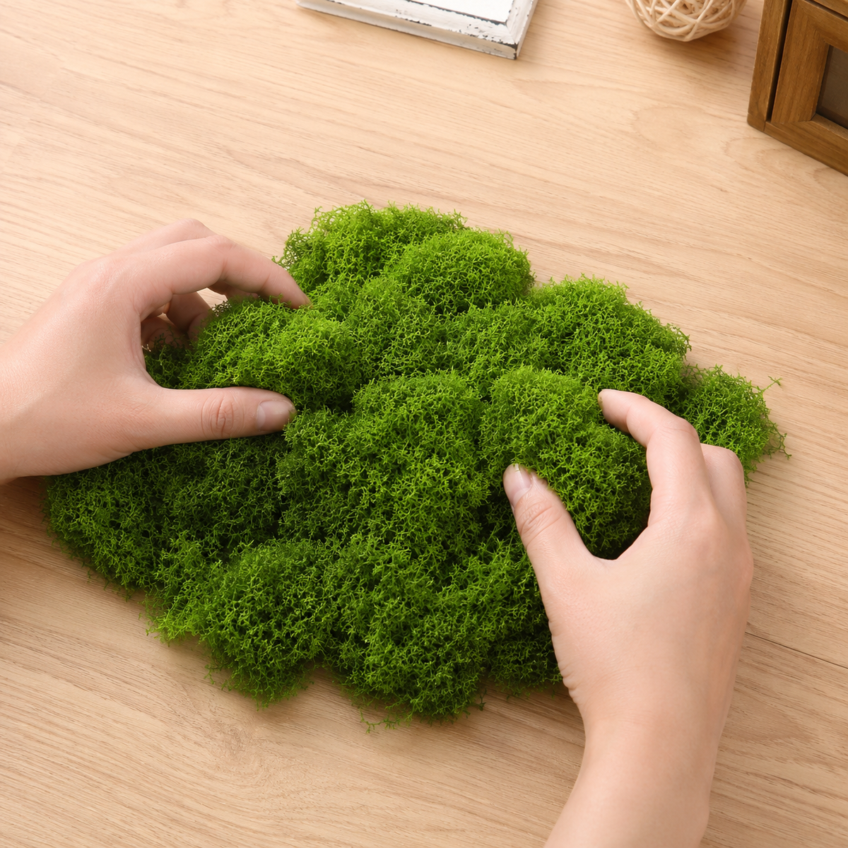 artificial moss wall decor