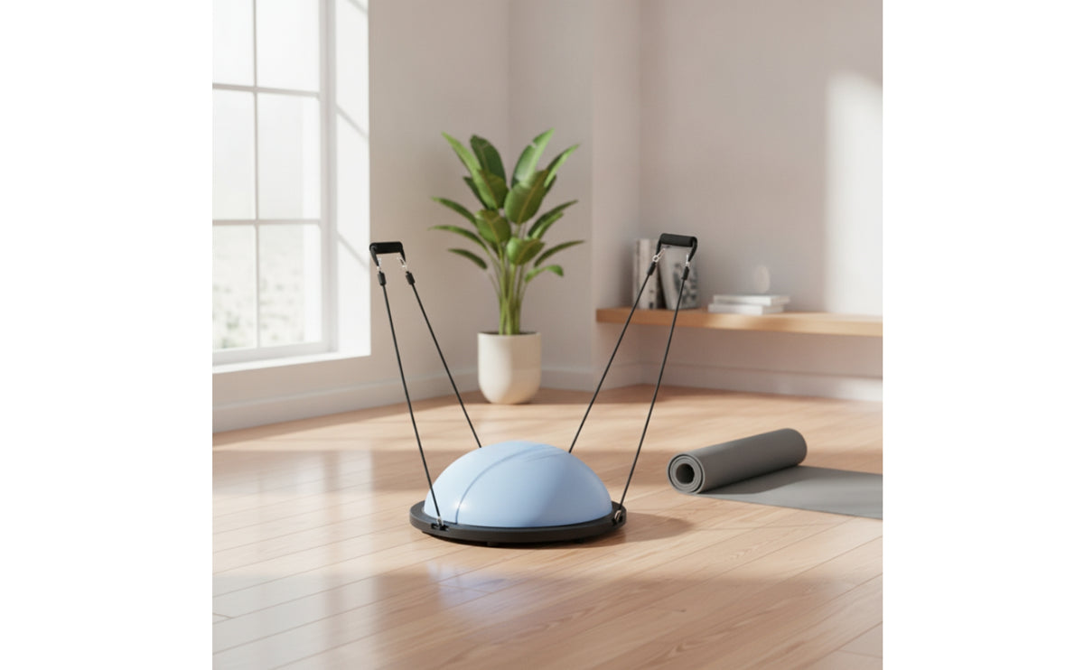 Non-Slip Foldable Balance Device Portable Half-Round Balance Device Compact Exercise Equipment Stable for Fitness Enthusiasts, Core Training