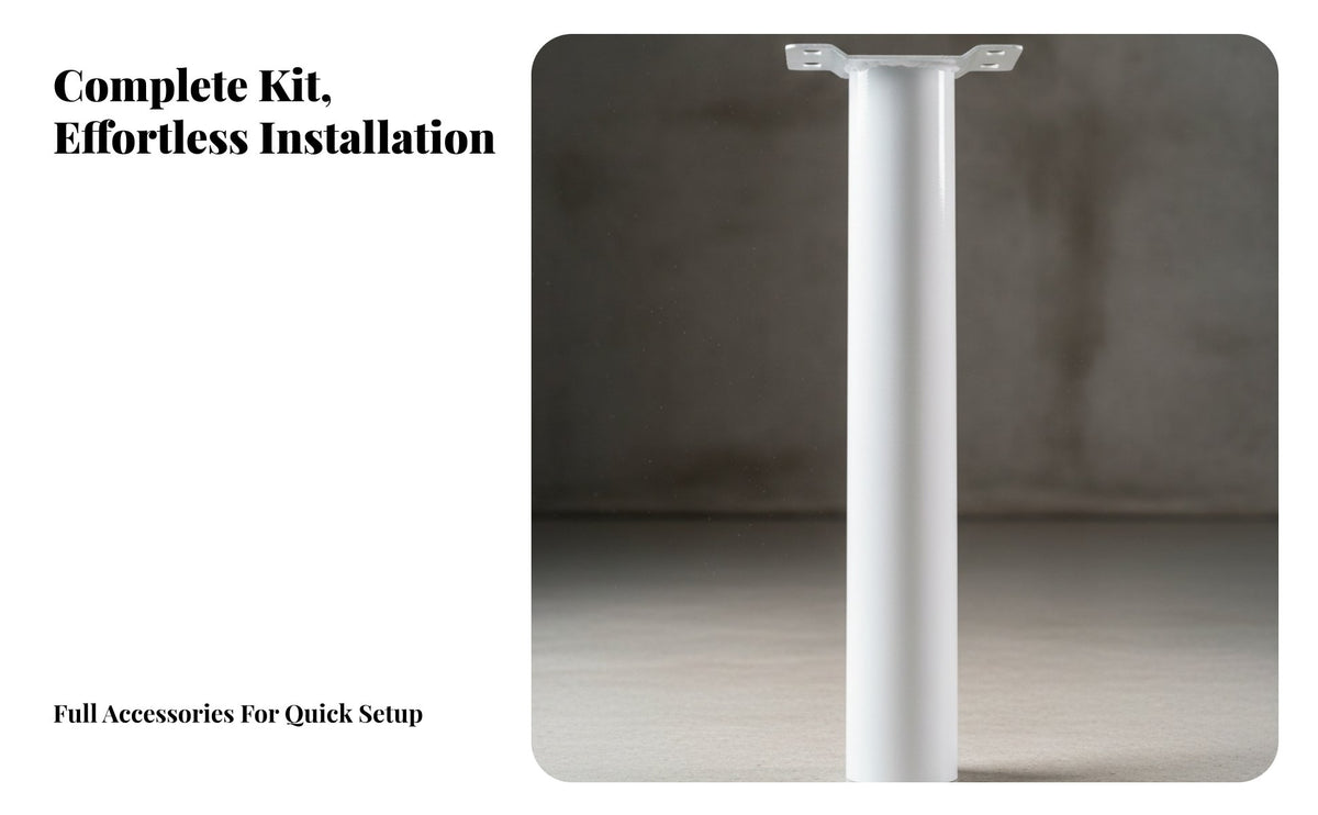 Weather Resistant Solar Light Mounting Arm Weatherproof Street Light Extension Arm Heavy Duty for Garden, Driveway, Patio