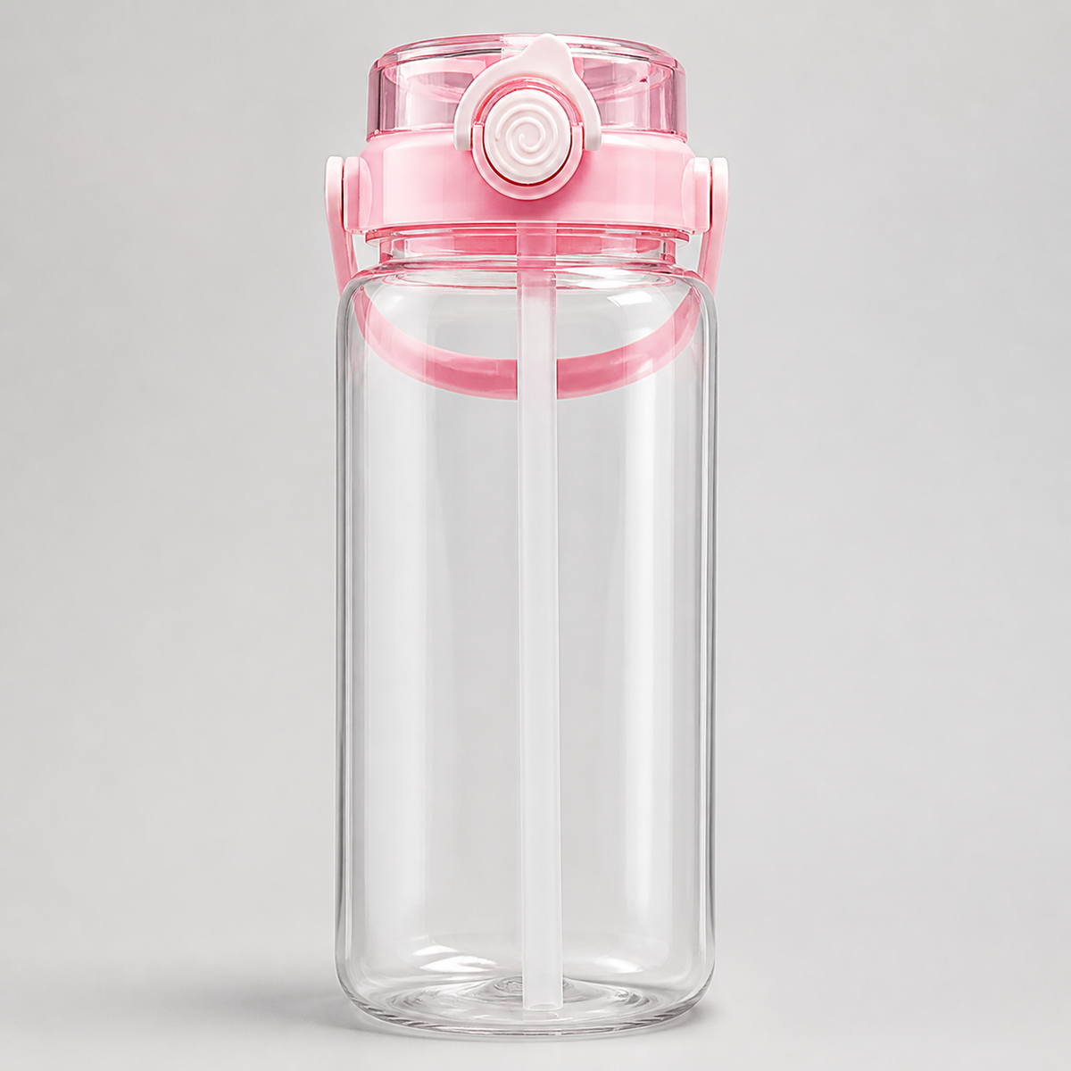 Large Capacity Double Drinking Sports Water Bottle with Scale, Heat Resistant Plastic, 2000ml