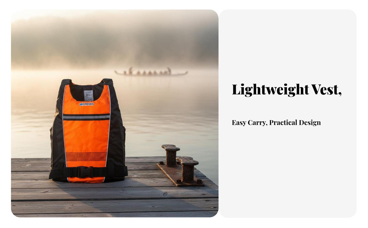 Mature Flotation Vest Sturdy Kayaking Flotation Vest Fishing Safety Vest Adjustable Fit Watersports Gear Fast-Release Buckle