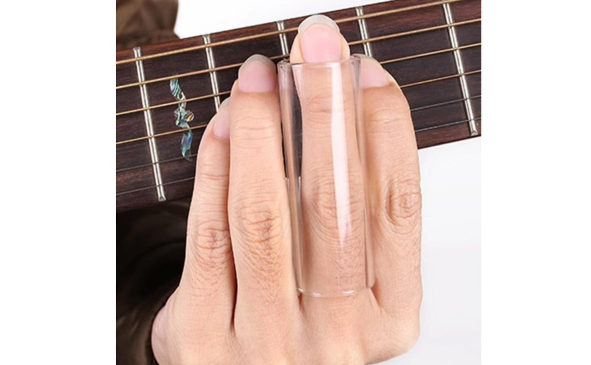 2 Pieces Smooth Guitar Slide | Transparent, Guitar Slide Tube, for Blues Playing