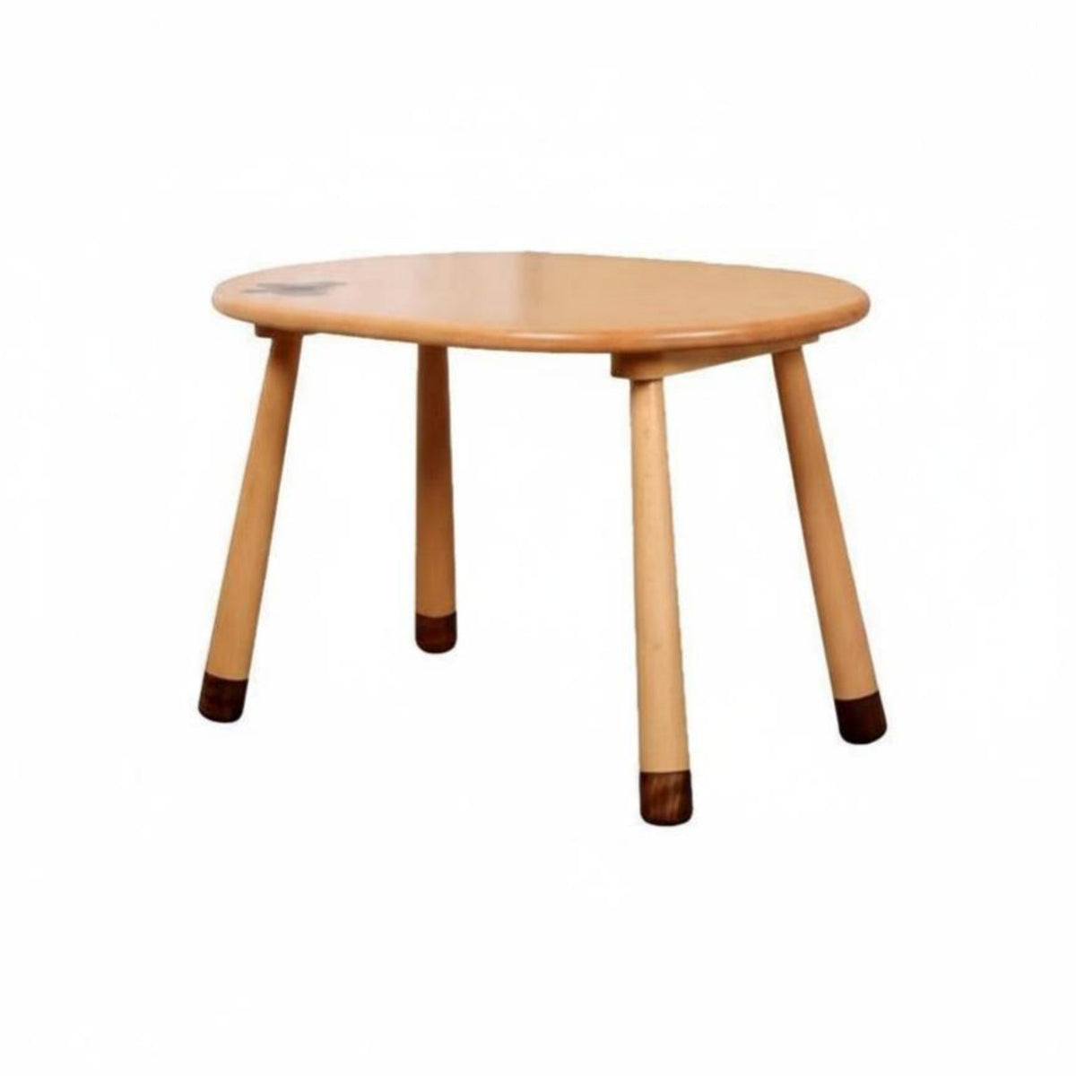 Nordic Design ovalShaped Table with rabbit Chairs Height Adjustable kids' Desk and Chair Rounded Corners children's Furniture Easy to Clean for Preschoolers, Toddlers, Parents, Kindergarten, Playroom, Classroom, Living Room
