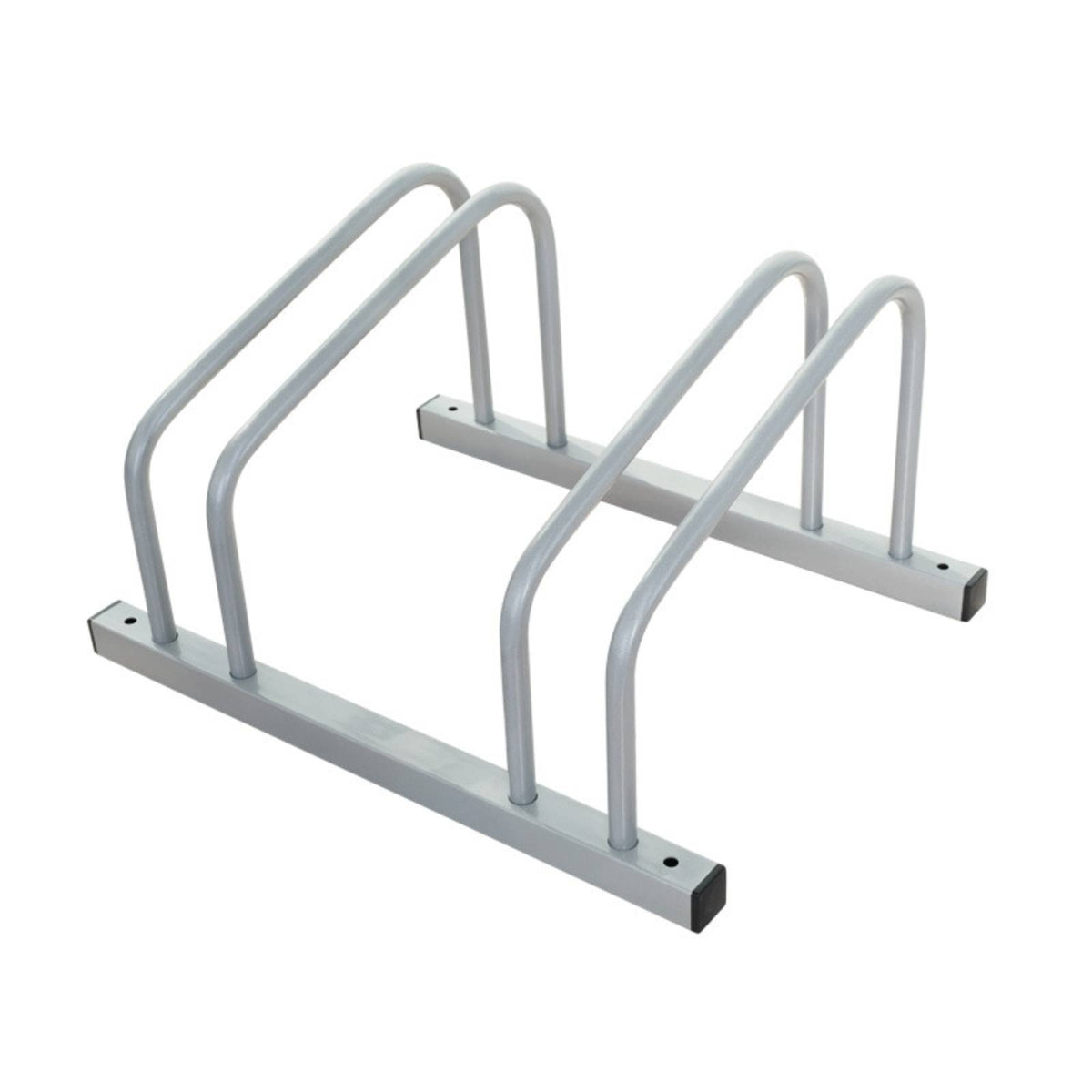 Floor Bike Rack Heavy-Duty Bike Parking Rack Bike Stand with Wheel Slots Gray Bike Parking Stand Space-Saving for Cyclists