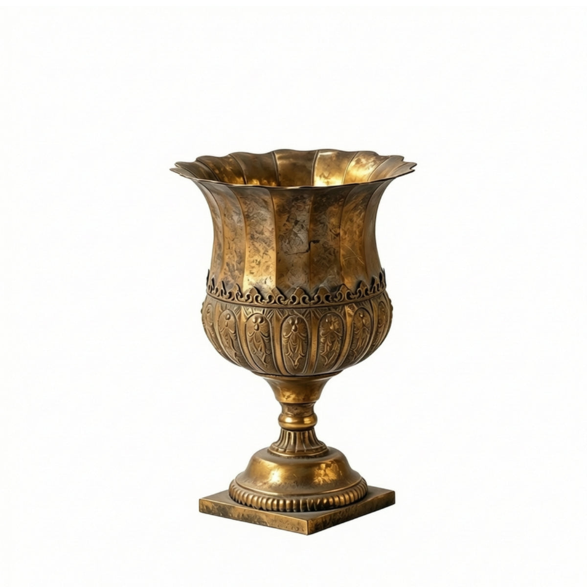 French Wabi-Sabi Style Roman Column Flower Pot