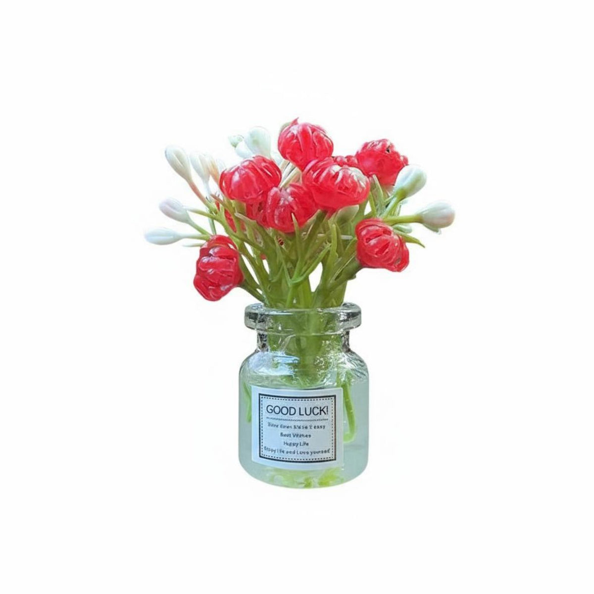 Long-Lasting Fragrance Mini Flower Vase Car Dispenser Miniature Design Car Air Vent Flower Ornament Compact Size for Women, Drivers, Driving