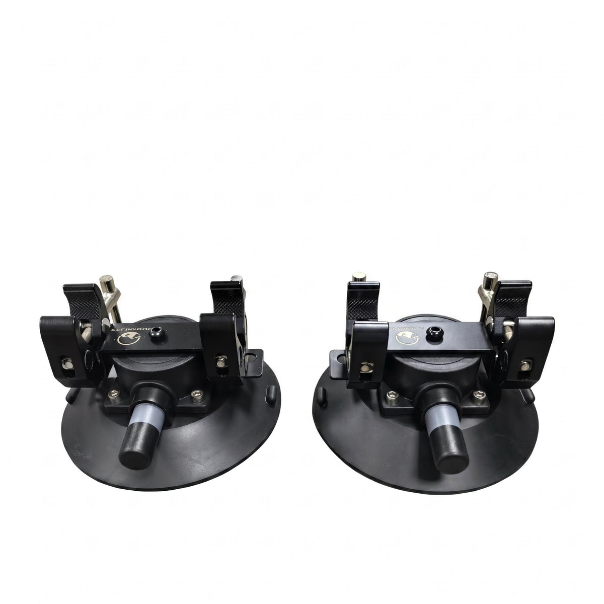 Metal Clamp Vacuum Mount Rack Cylindrical Handle Suction Cup Rack