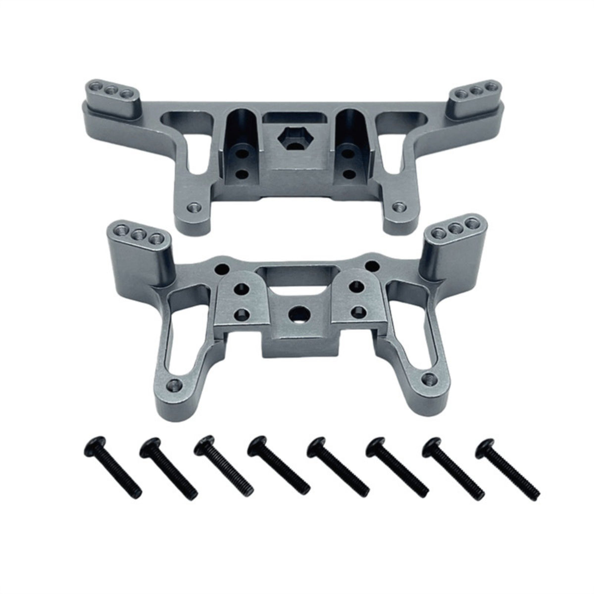 1/12 RC Aluminum shock mount Bracket Anodized Finish Aluminum Shock Mount Set Wear-Resistant RC Car Part for Rough Terrain