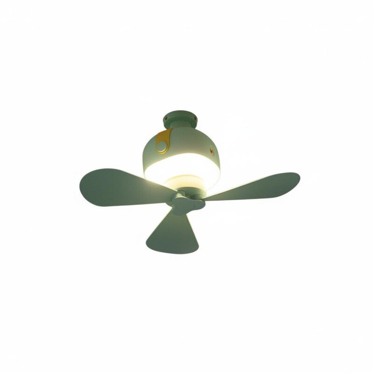 Quiet Operation USB Ceiling Fan with Light Silent Design Net Fan Lightweight for Students, Travelers, Dormitory, Nursery, Bedroom