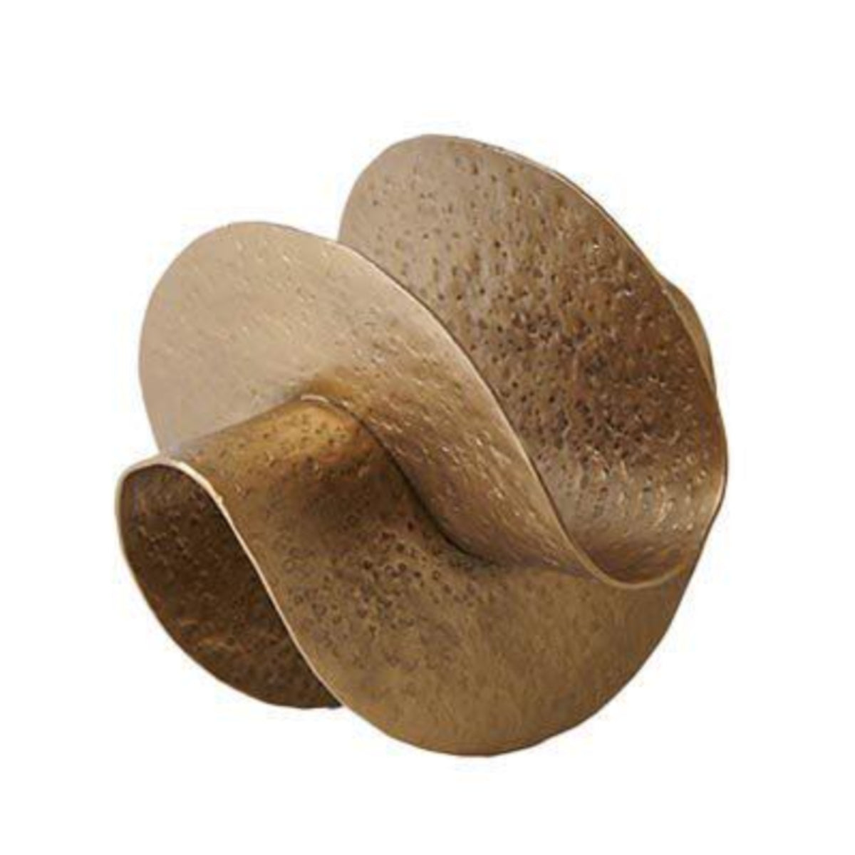Abstract Circular Sculpture Contemporary Circular Sculpture Geometric Tabletop Accessory for Coffee Table, Living Room