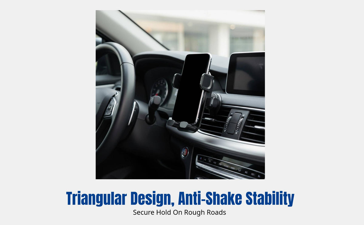 Universal Car Phone Holder, Suction Air Vent Installation, Wide Compatibility