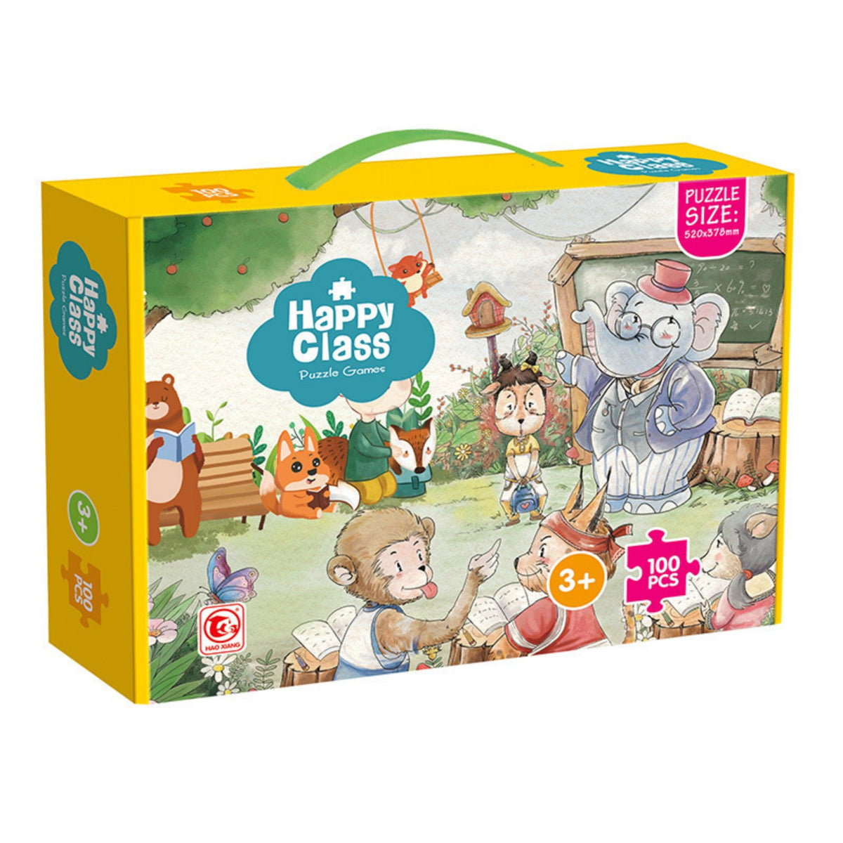 Intelligence Development Themed Cartoon Jigsaw Giftable Packaging Large Piece Jigsaw Set Problem-Solving Skills for Children 3+, Preschool