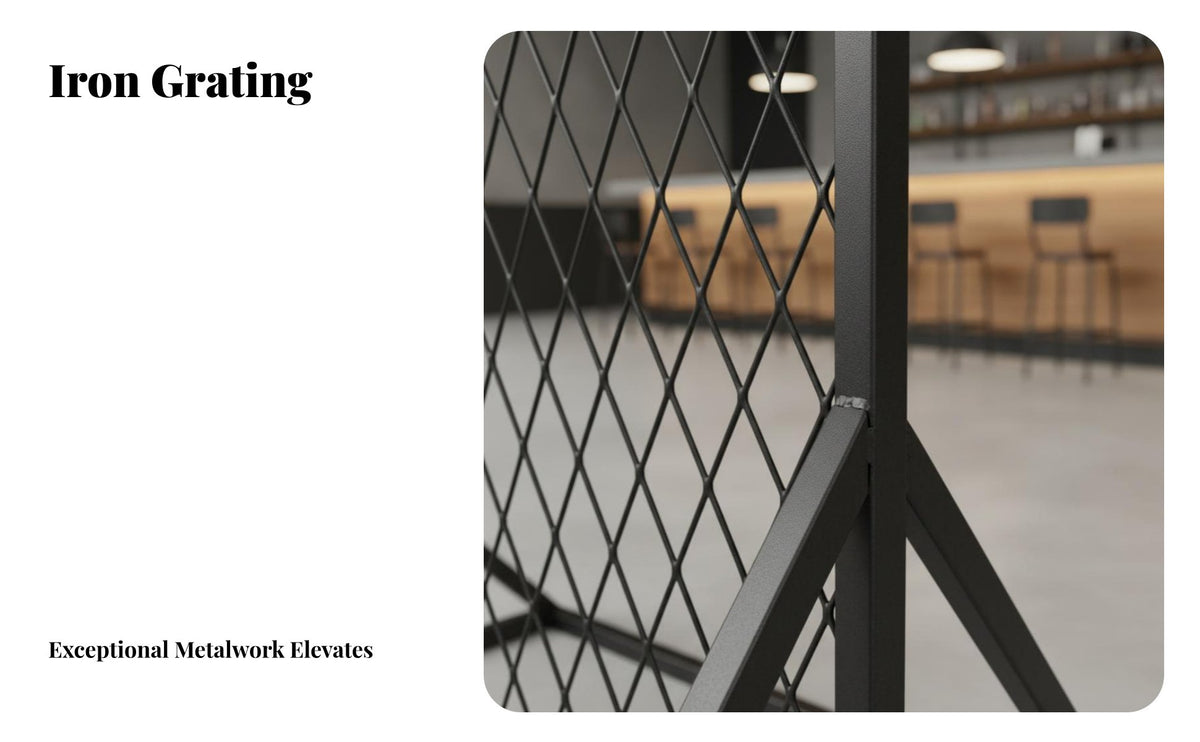 Hollow-perforated Design Urban Wire Mesh Divider Multi-Purpose Partition Screen Sturdy Construction Metal mesh for Interior Designers, Business Owners, Homeowners, Restaurant, Entryway, Foyer, Office