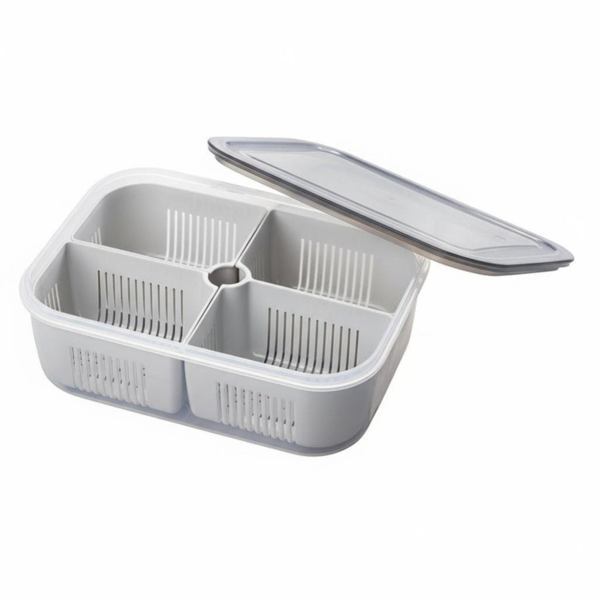 4 Pieces Soft-Bottom Freezer container Airtight closure Food meal freezer trayp Box adaptable