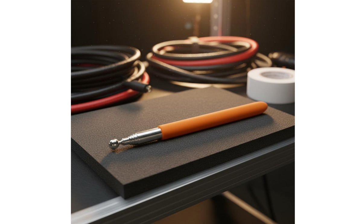End Pin Installation Rod with Orange Handle for Guitar Pickup Installer