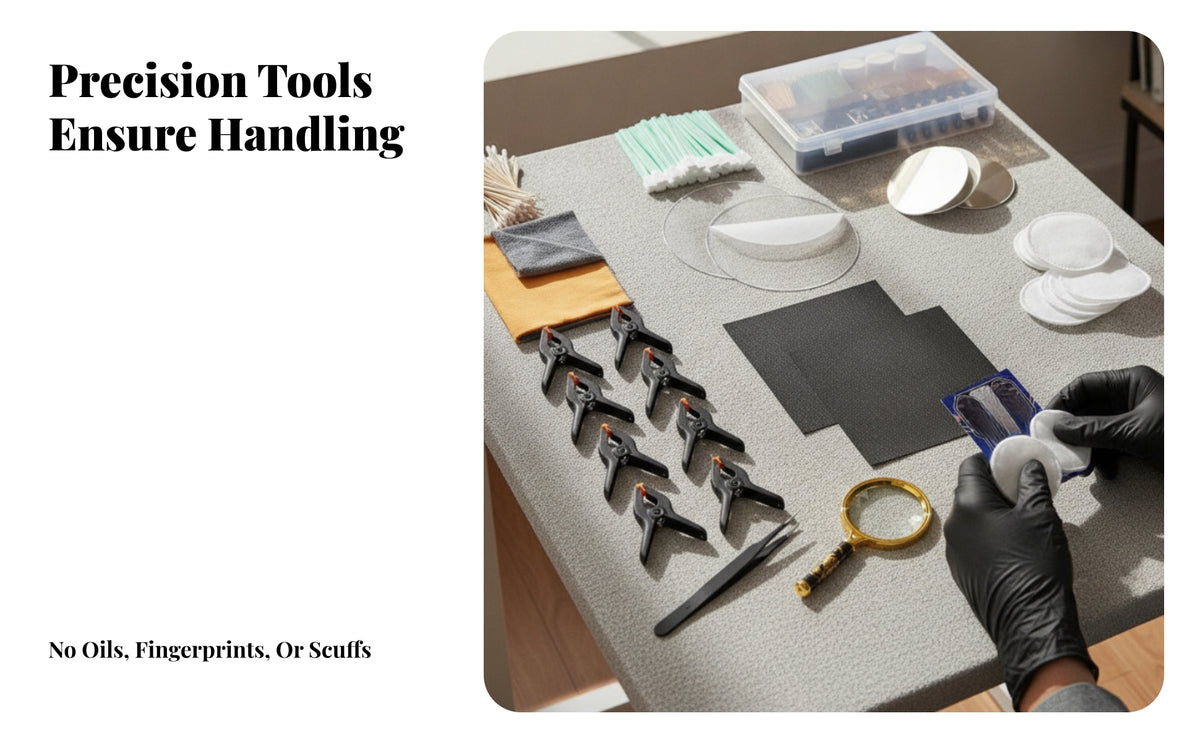 Non-Destructive Collectible Card | Scratch Microfiber Cloth, Trading card maintenance Kit, for Workspace Organization