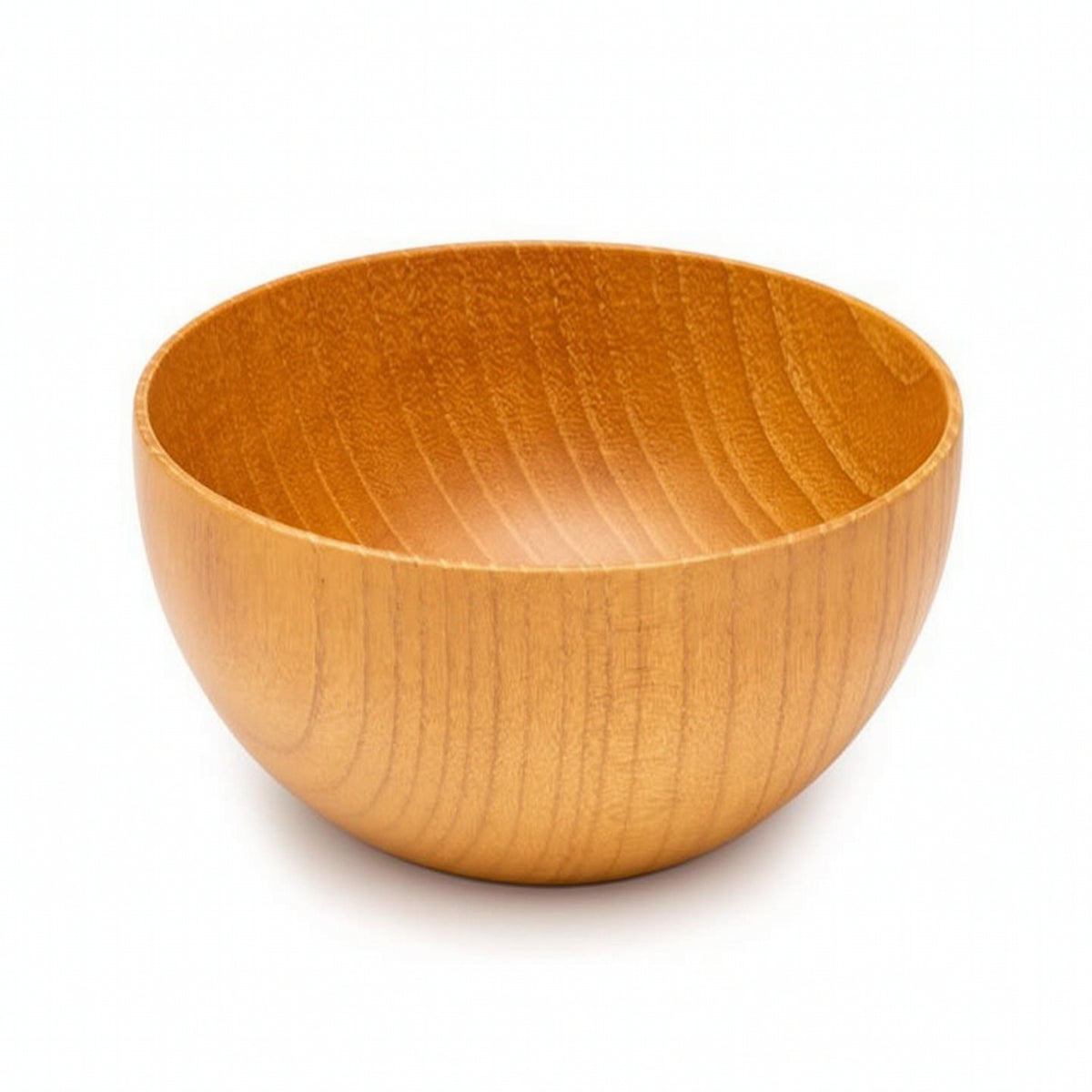 Wooden Bowl with Pedestal Smooth Footed Wooden Bowl Rustic for Home Dining