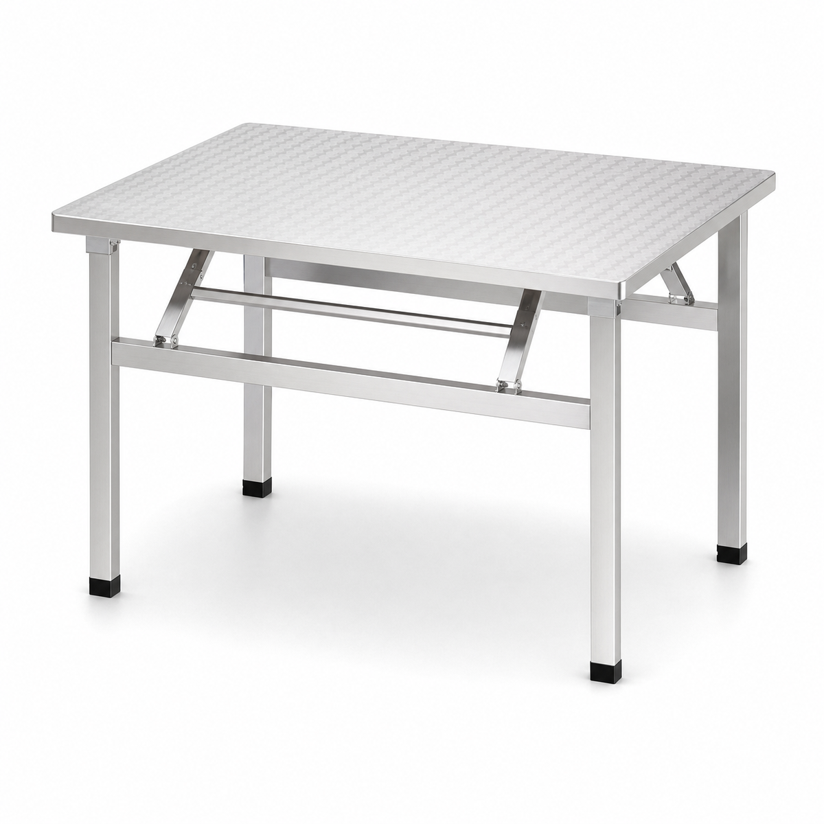 Portable Stainless Steel Folding Table for Dining, Study, Work, and More