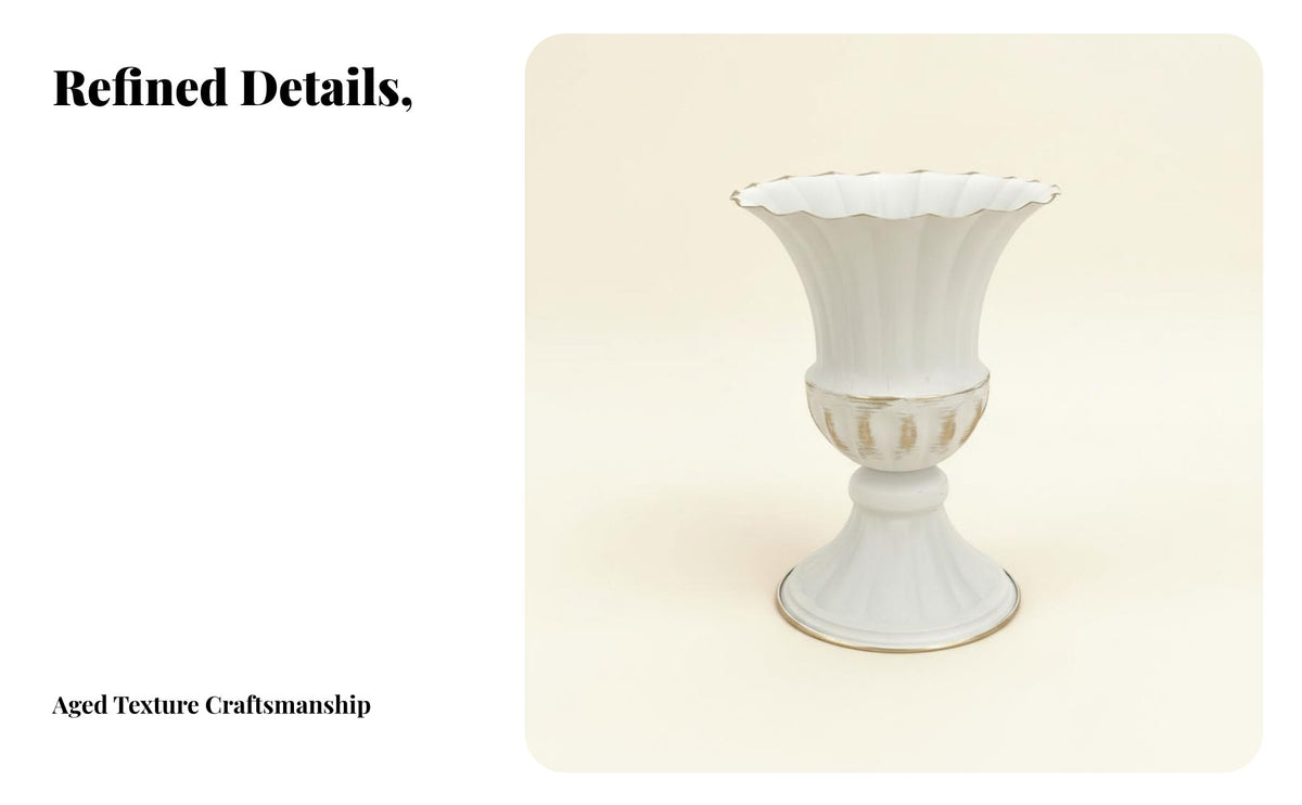 Retro Design European Design Flower Vase Elegant Wrought Iron Centerpiece Vase Long-Lasting European Design Flower Holder for Interior Decorators, Event Planners, Home Decor, Hotel Lobby, Living Room, Restaurant