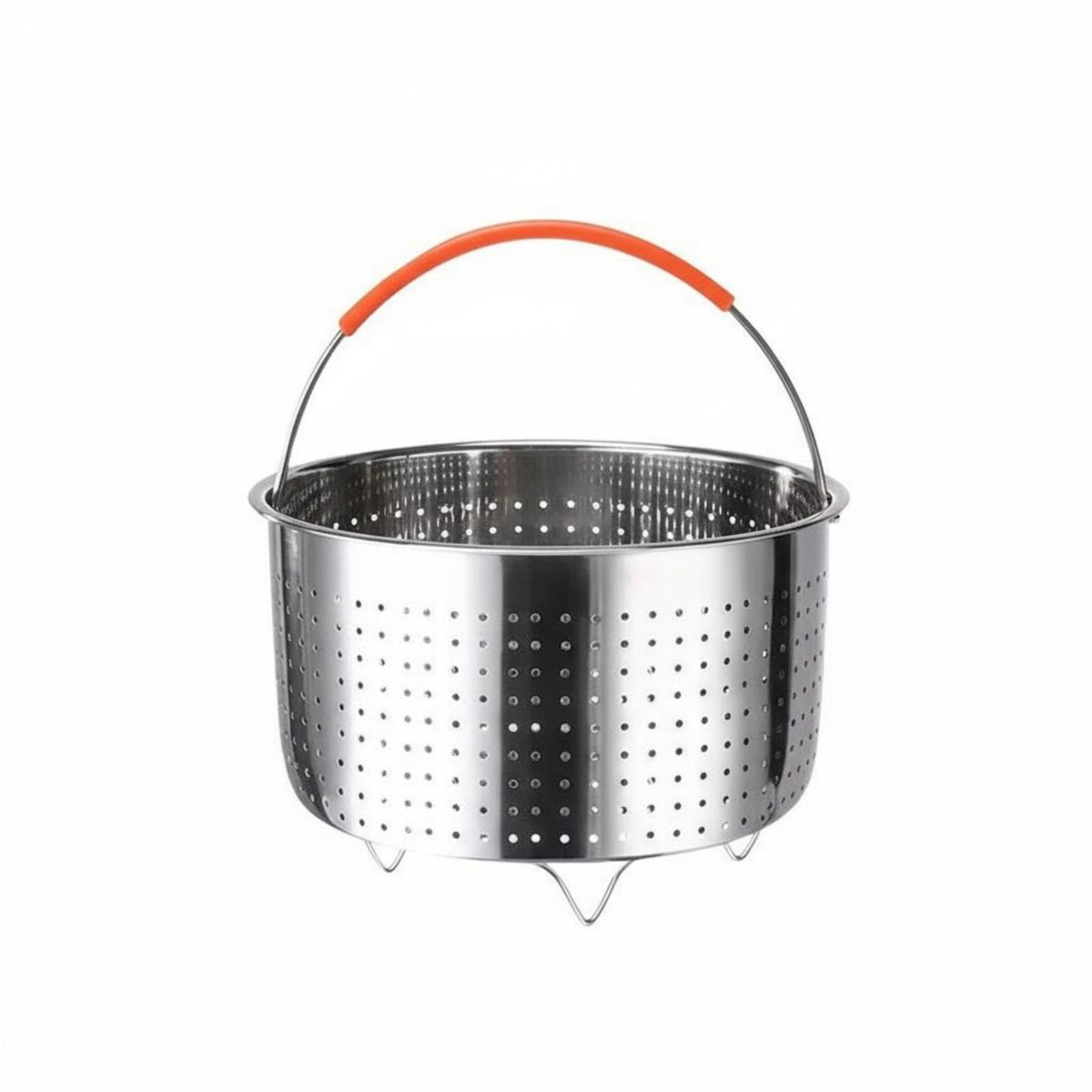 Multifunctional Rice Cooker Steamer Insert Rust Resistant Pressure Cooker Steamer Insert Multi-Purpose Stainless Steel Colander Long-Lasting for Health-Conscious Individuals