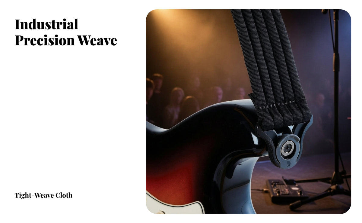 Secure Locking Guitar Strap