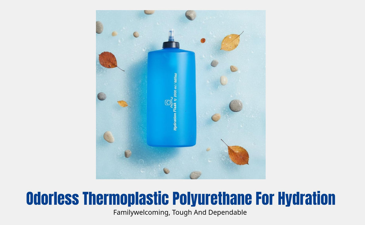 Portable Foldable Water Bottle, Durable, Wide Mouth, Outdoor, Running, Hiking, Camping