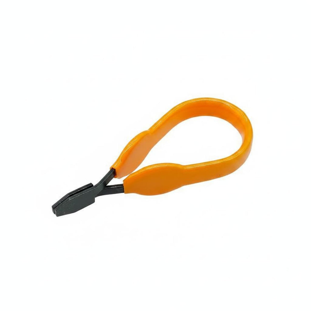 Ergonomic Handle Hackle Pliers Non-Slip Grip Fly Tying Feather Clip High-Carbon Steel Lure Making Clamp Long-Lasting for Beginners