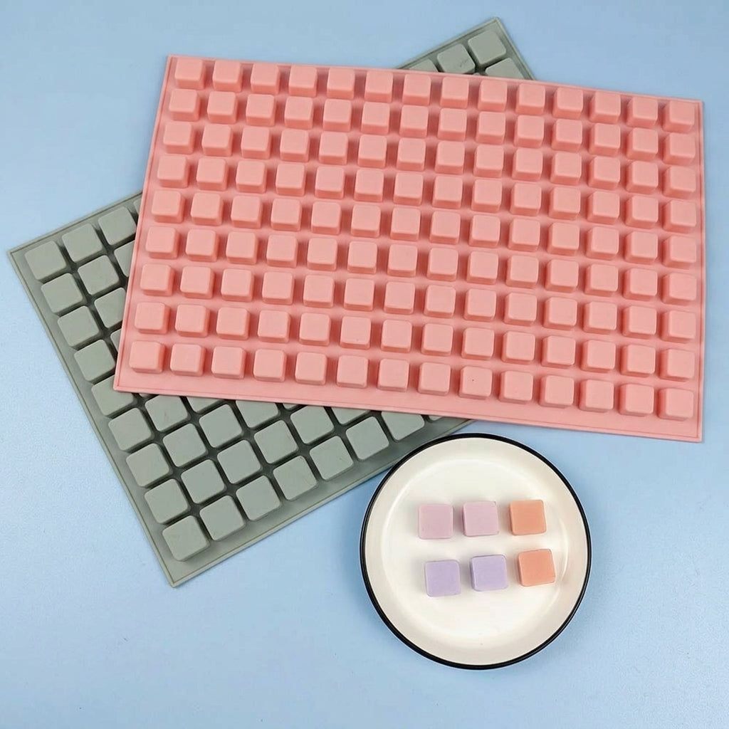 Baby Food Grade Silicone Frozen Cube Tray for Easy Freeze, 126 Grid 28.4*18.7*1.2cm 147g Single Pack, DIY Chocolate and Homemade Candy