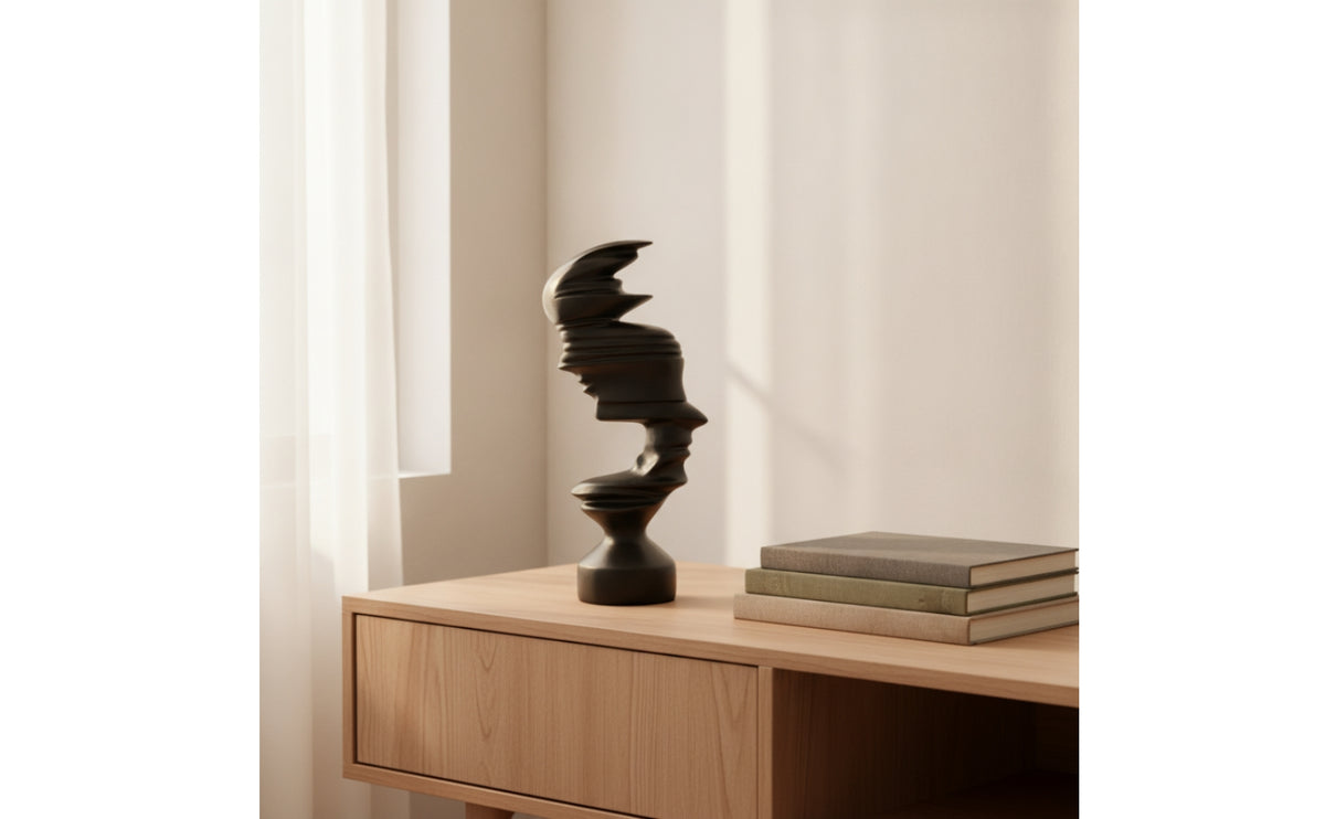 Abstract Human Figure Sculpture Modern Minimalist Decorative Display Statue for Office
