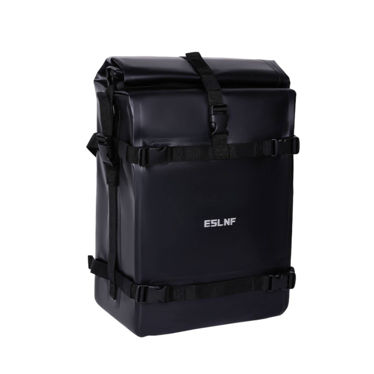 Cycle Cargo Saddle Bag Waterproof Roll-Top Saddle Bag Sturdy Bike Pannier for Bikepackers
