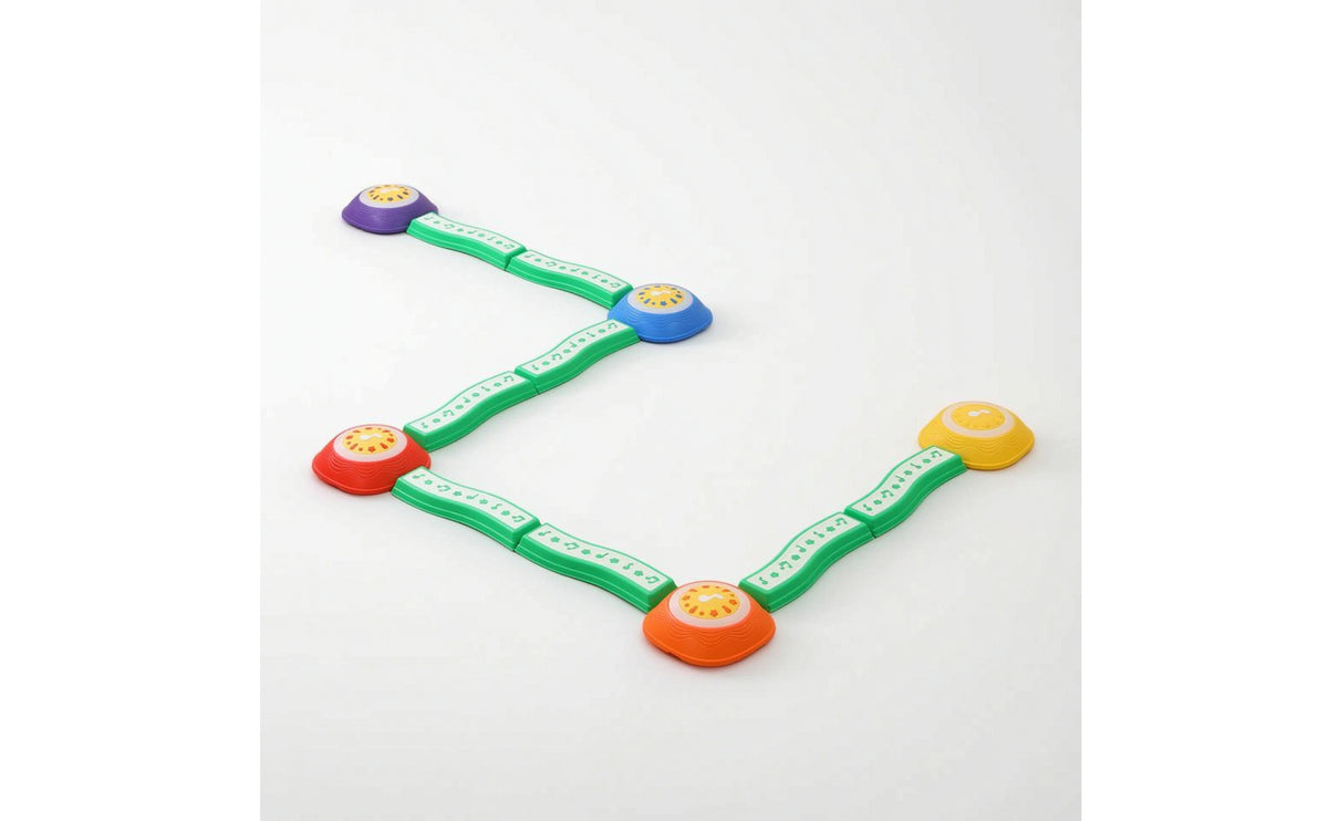 Stepping Stone Toy Modular Coordination Game Colorful Creek Stones for Kids, Playroom