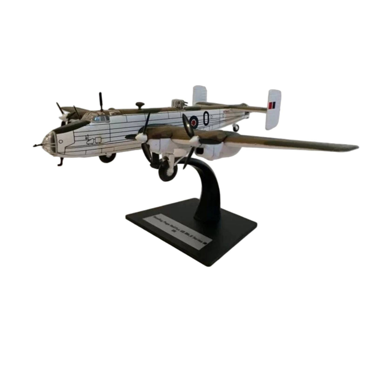 1:144 Scale Aviation Bomber Model Adult Collectible Cast Metal Plane Model with Display Stand Highly Detailed for Collectors, Shelf, Desk, Office Desk