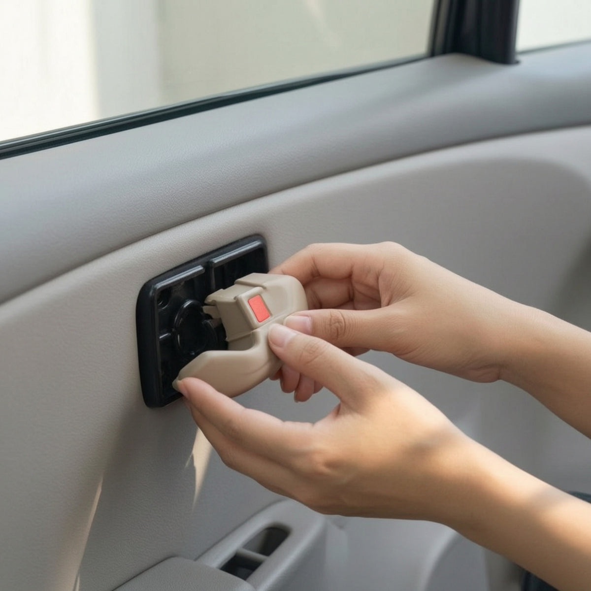 Direct Replacement Door Handle Assembly Long-Lasting Interior Door Handle Corrosion-Resistant Hardware for Mechanics