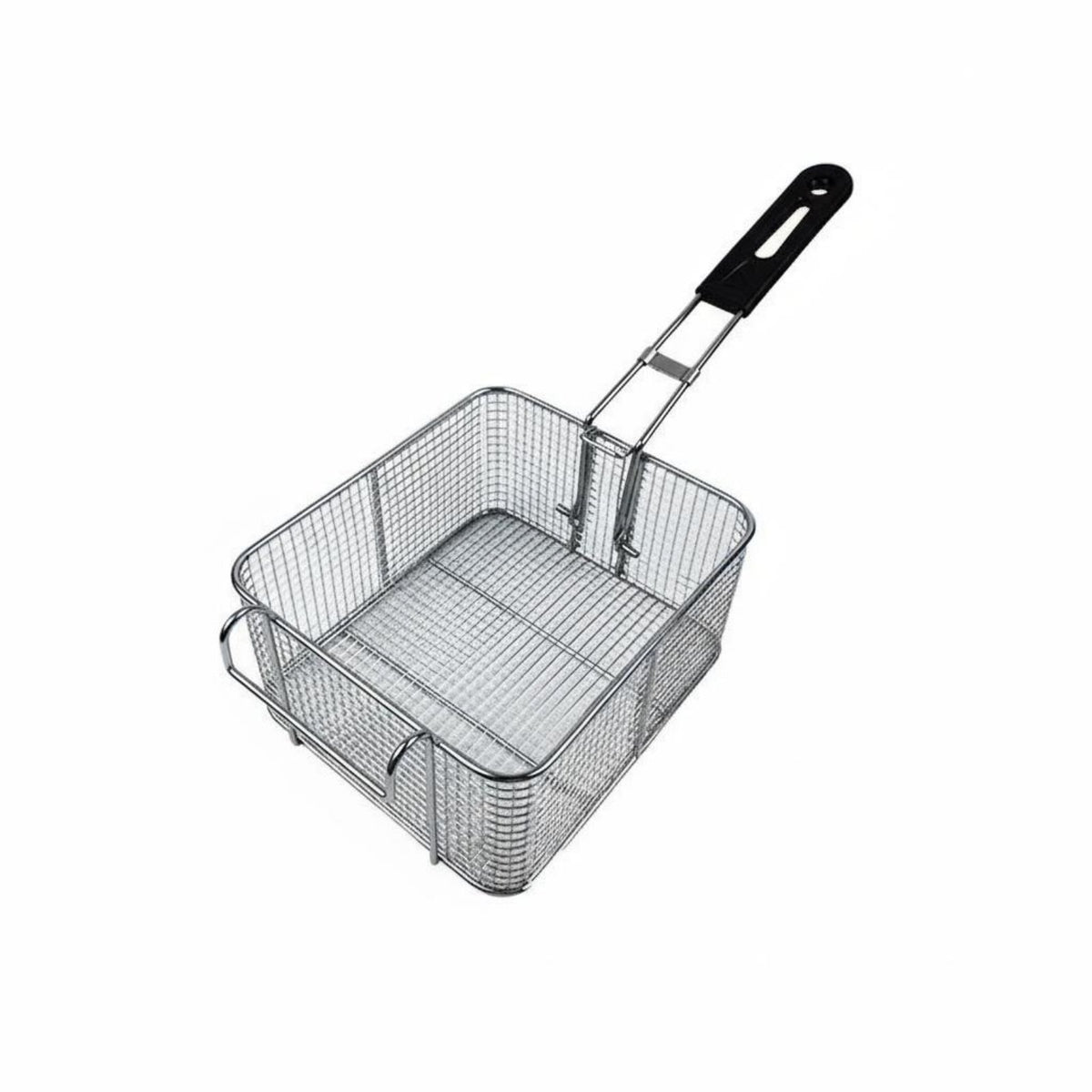 Heavy-Duty Deep Fryer Basket Multi-Purpose Deep Fry Basket Multipurpose Stainless Steel Mesh Strainer Dishwasher Safe for Restaurant Owners, Chefs, Food Truck