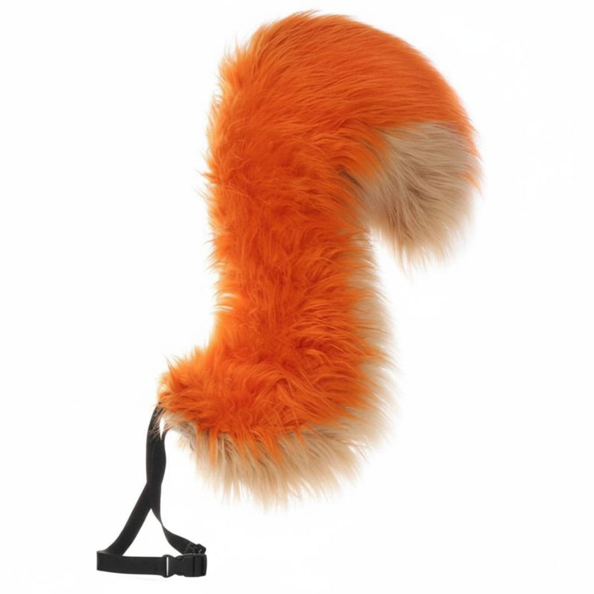 Handmade Fuzzy Squirrel Tail Soft Large Cosplay Tail Soft Dress-up Item Adjustable for Cosplayers, Halloween