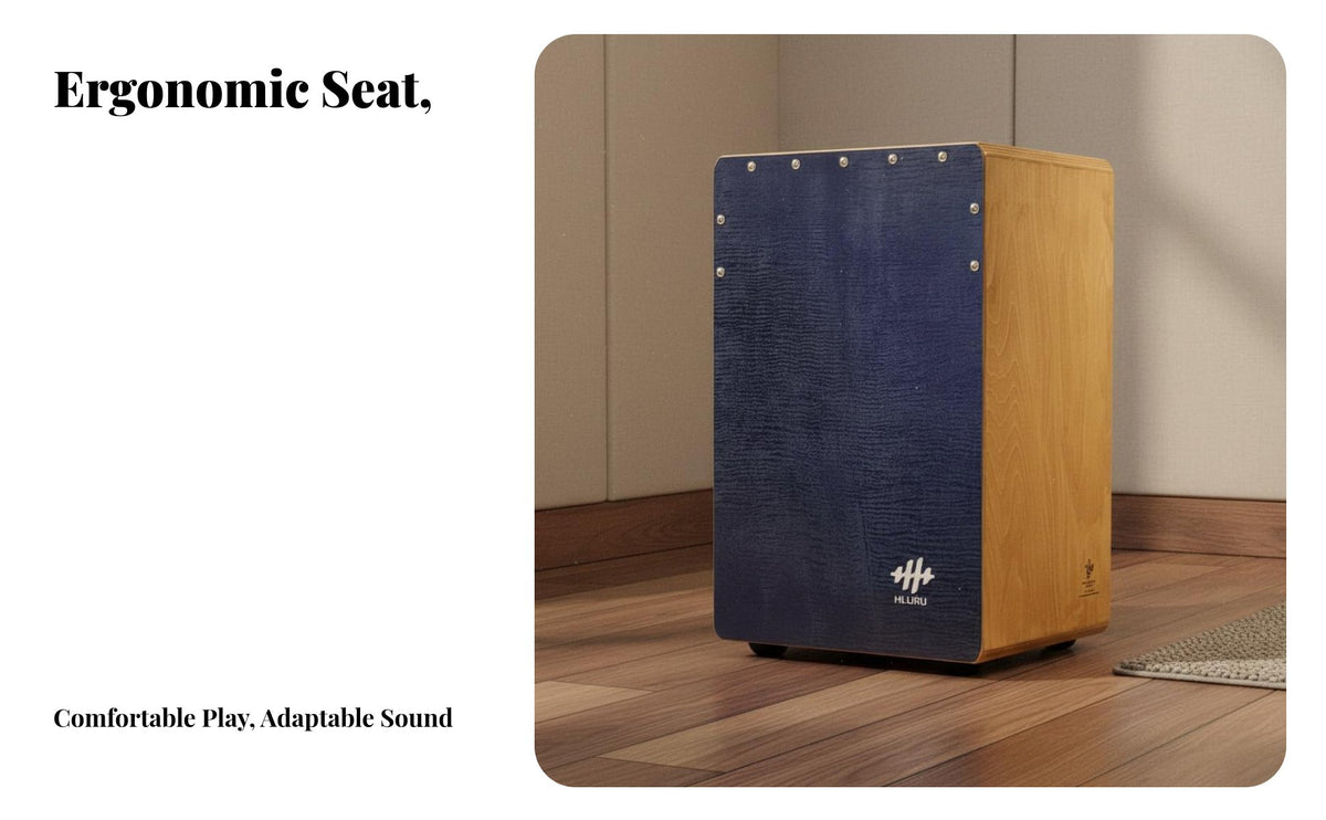 Percussion Box Wooden Construction Percussion Box Drum Internal Snare Cords Percussion Instrument for Percussionists, Street Musicians