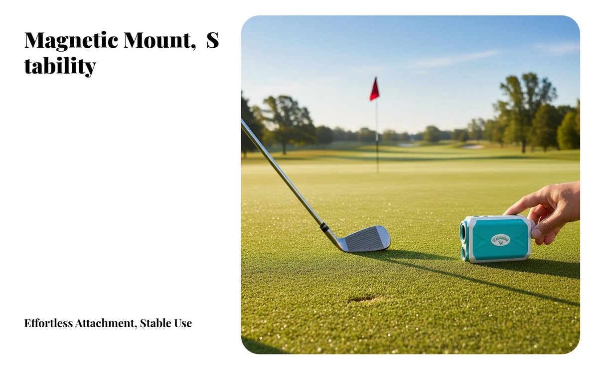 Golf Range Measurer Water Resistant Slope Range Measurer Compact Design Handheld Golf Distance Meter for Professionals, Amateurs, Driving Range