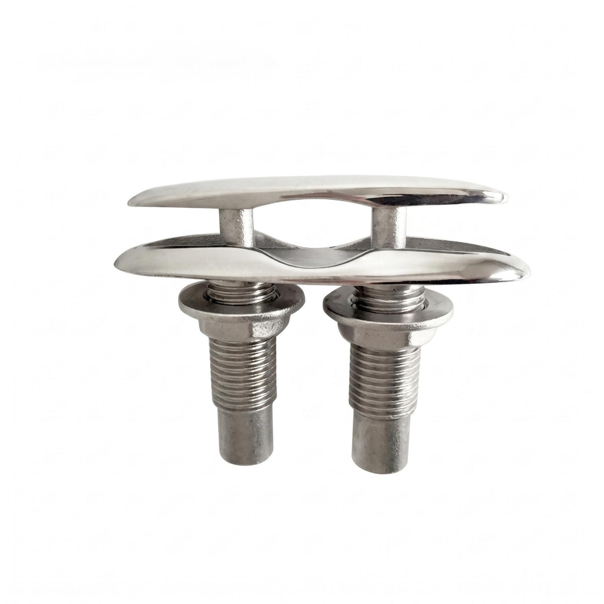 Boat Dock Cleat for Rope Fitting Polished Stanchion Base Marine Hardware for Yacht