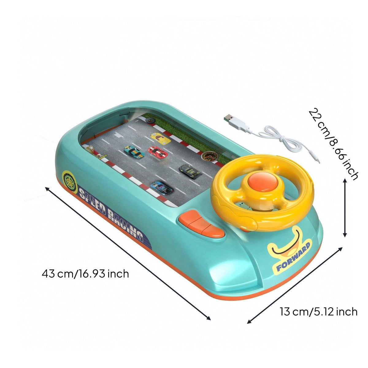 Desktop Racing Adventure Toy Compact Racing Adventure Toy for Playroom