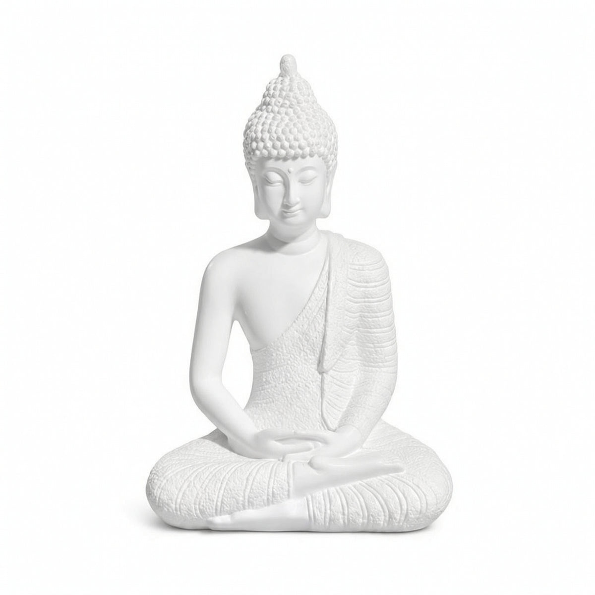 Meditating Buddha Statue Resin Buddhist Figurine Small Mini Buddha Statue Minimalist for Buddhists, Meditators, Meditation Corner, Altar, Tea Room, Entryway