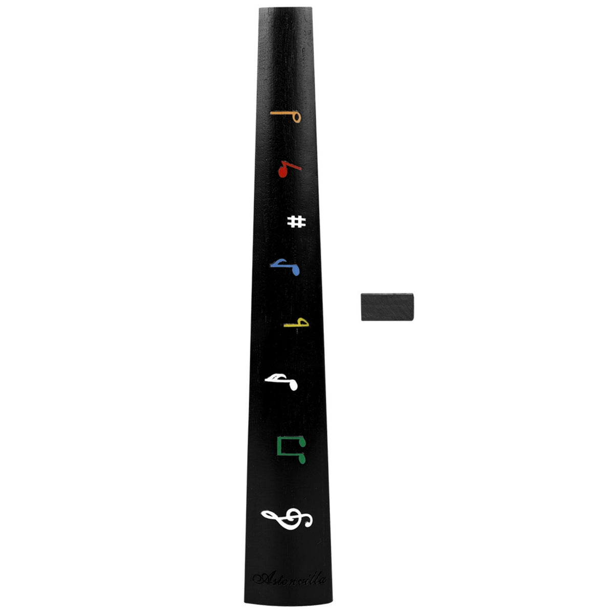 4/4 Violin Fingerboard Wooden Ebony Fingerboard with Nut Smooth Sturdy for Luthiers, Luthier Work, Instrument Restoration