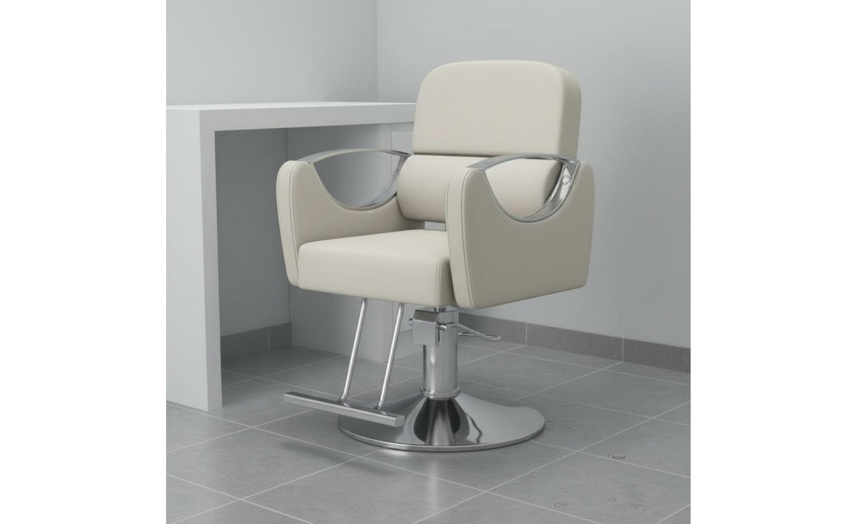 Hydraulic Salon Chair Heavy-Duty Base Swivel Barber Chair Ergonomic Design for Hair Stylists, Barbers, Beauty Parlor