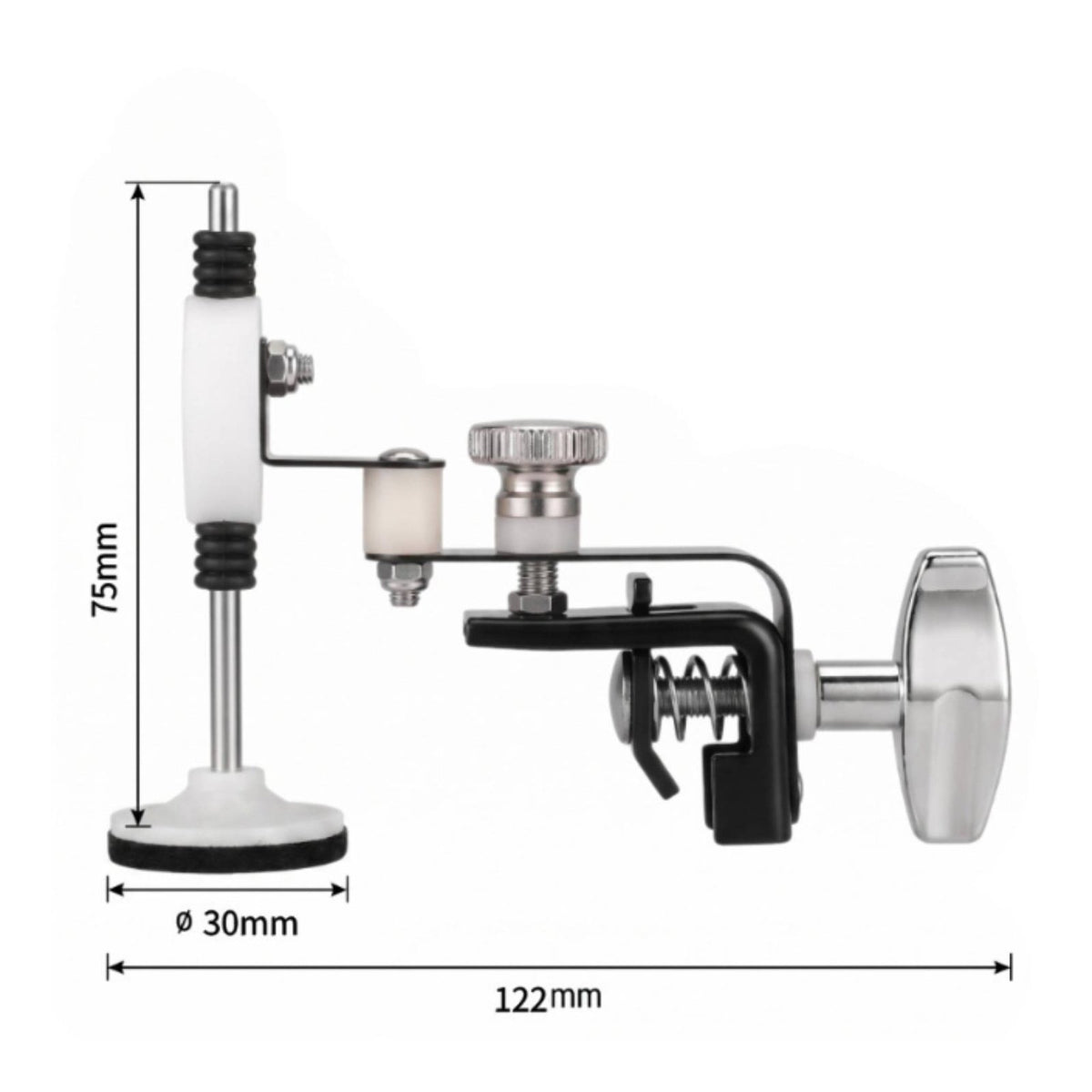 Snare Drum Mute Overtone Reduction External Drum Sound Dampener Control Music Accessory for Rehearsal, Studio