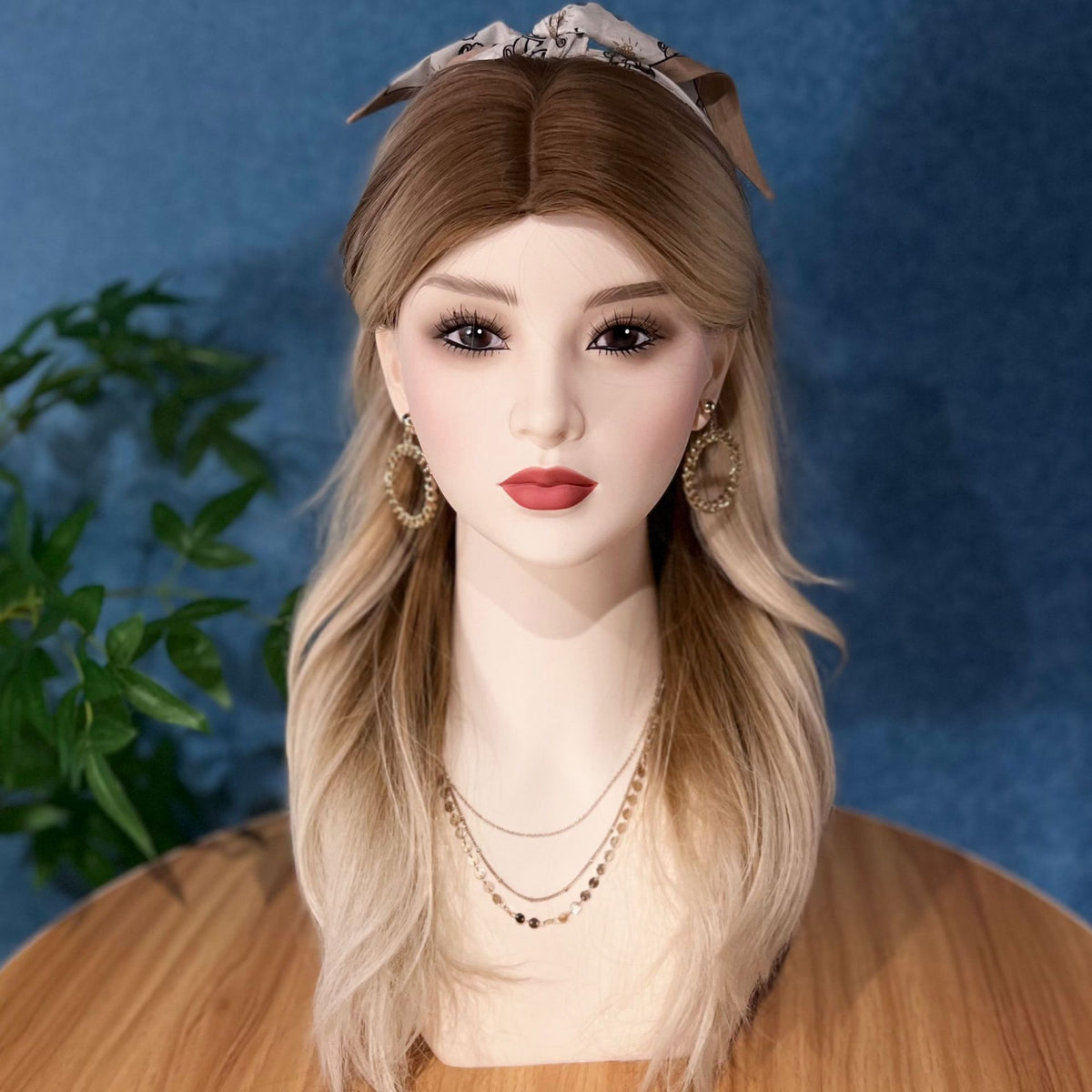 New Realistic Mannequin Head for Wig Display, Headwear, Earring and Necklace Props, Female Head Model for Wig Shops