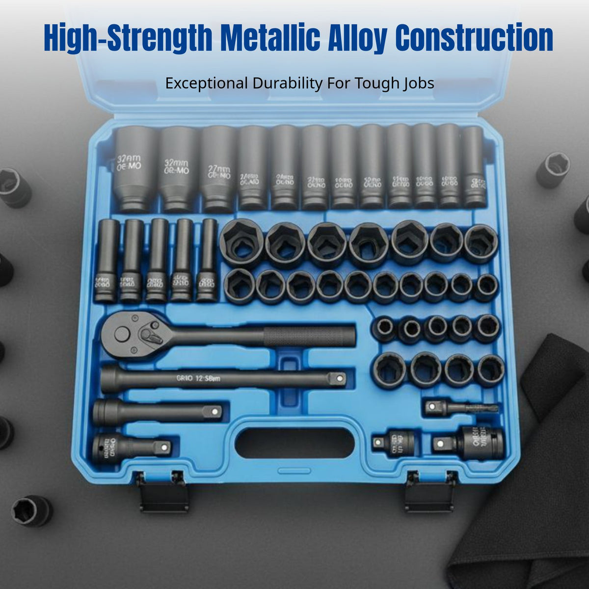 Automotive Tool Kit, Multi-Specification, Sturdy Metallic Vanadium Steel, Portable, Car Repair