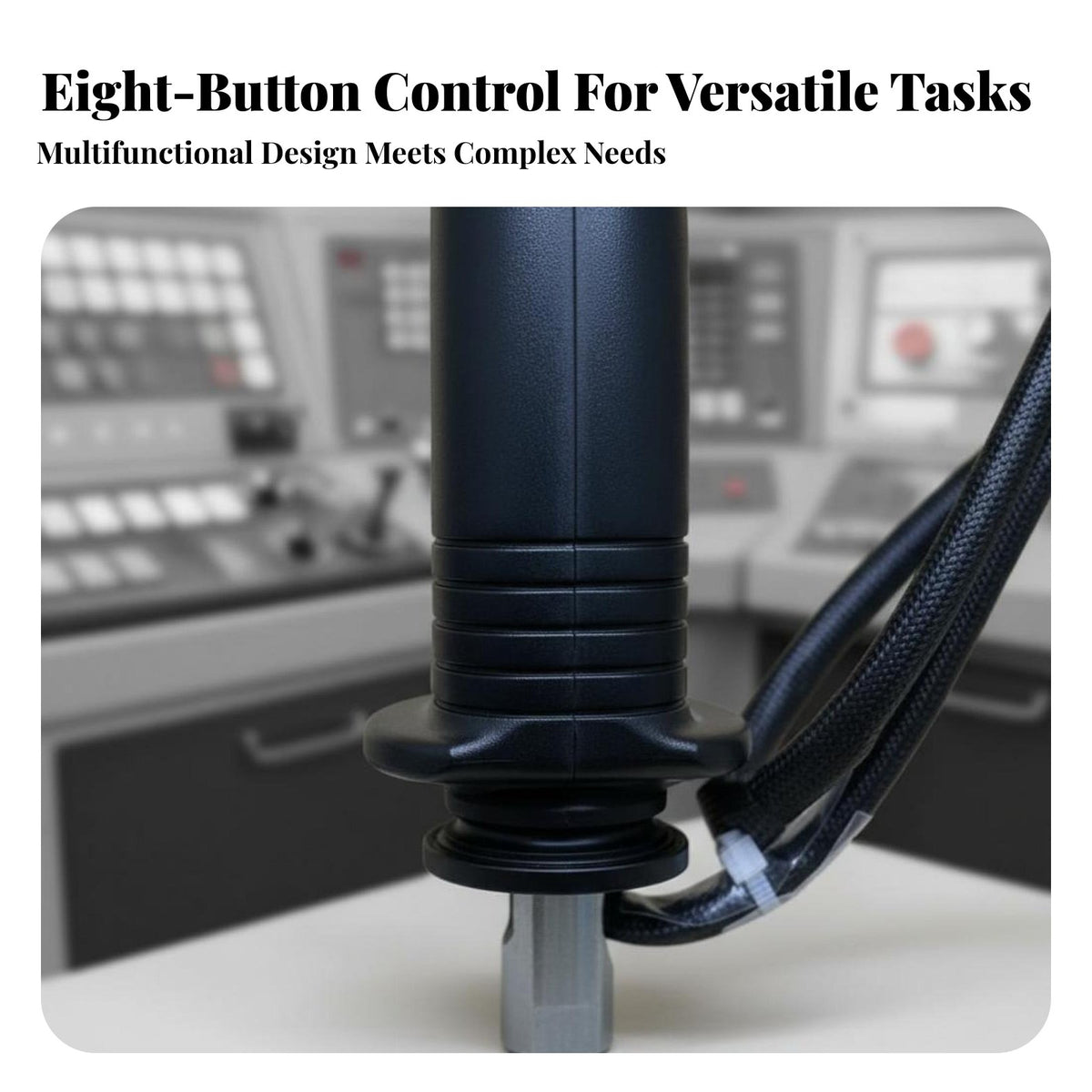 8 Button Control Handle Multi-Function Heavy Equipment Joystick Handle