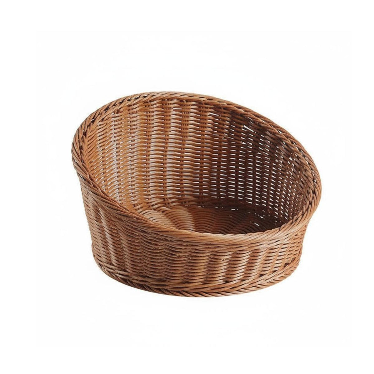 Angled-Mouth Round container adaptable Household Storage Easy to Clean for Hosts
