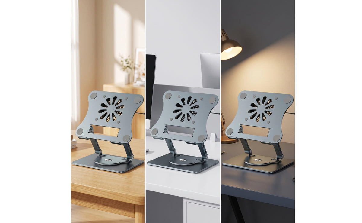 Laptop Stand, with Cooling Heat Dissipation Fan Dissipation Laptop Stand, with Broad Compatibility Compatibility for Professionals